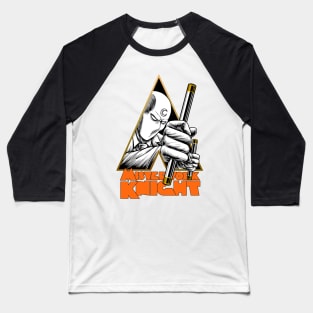 A Misterwork Knight Baseball T-Shirt